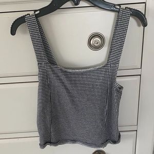 gingham tank top size extra small